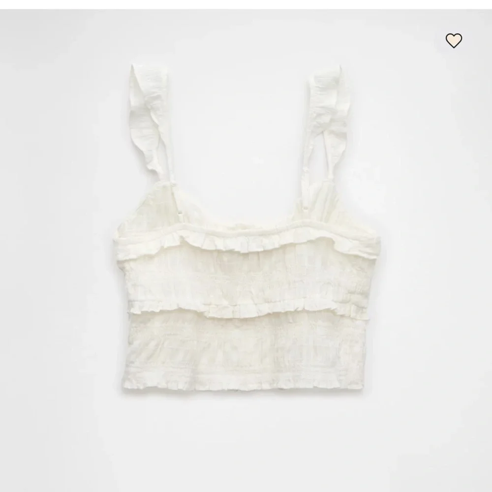 Aerie Eagle Smocked Ruffle Tank Top Size XS!  In original AE packaging! - Picture 4 of 7